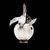 Pomegranate Pepper Grinder in Silver Sterling