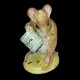 Beatrix Potter Souris et pot de riz "Hunca Munca spills the beads" 8 cm