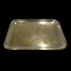 Christofle Empreinte Gilt and Silvered Tray