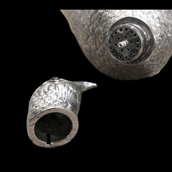 Shaker en argent Faisan