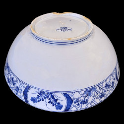 Salad bowl "Japon" or "Monet" model by Creil & Montereau