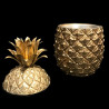 Seau à glaçon Ananas doré Mauro Manetti 1960 intérieur métal
