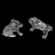 SALT & PEPPER SHAKERS PEWTER Bulldog